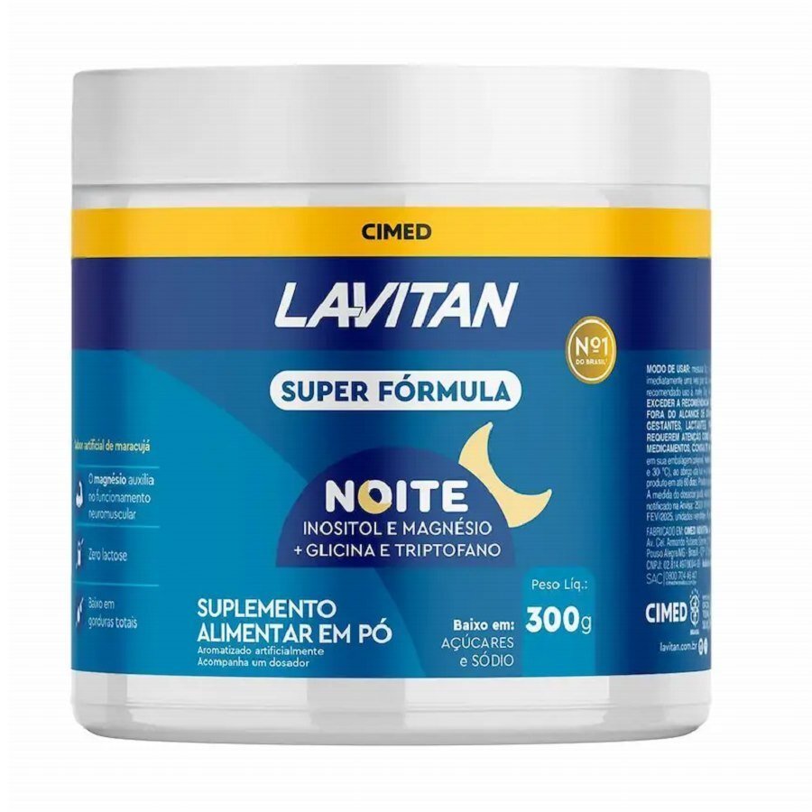 large-638937087148035806-831147.jpg Lavitan Super Fórmula Noite Maracujá 300g - Imagem 1
