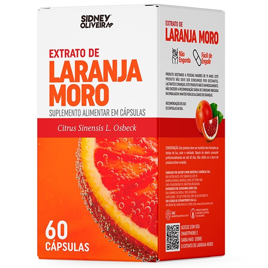 Laranja Moro 60 Cápsulas
